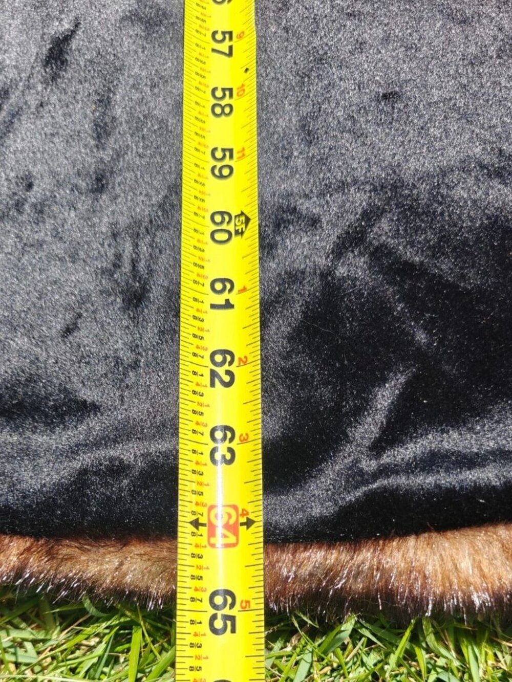 Dennis Basso Tiger Mills Animal Print Faux Fur Throw Blanket Black Brown 64"x53" - Picture 3 of 7